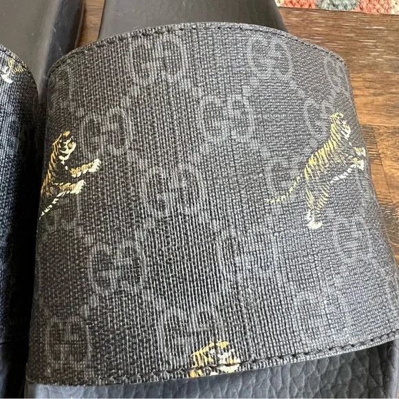 GUCCI GG Supreme Tiger Slide Sandals Gucci Size 10 US10.5 - Picture 6 of 15